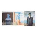 After René Magritte, 'La Magi Noire', off-set lithograph, 27 x 20 inches, together with 'L'Heureux