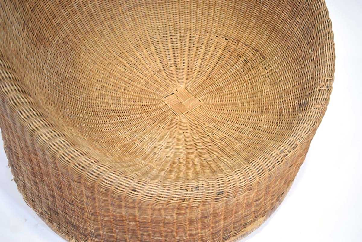 A 1960's bamboo 'Elephant Boot' tub chair originally designed by Eero Aarnio - Image 2 of 3