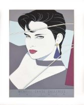 After Patrick Nagel, 'Commemorative 11', published by Mirage Editions, serigraph, 36 x 24 inches *