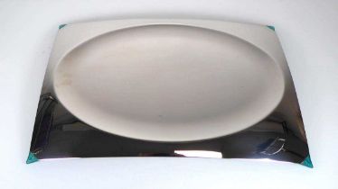Philippe Starck for Alessi, a 'Voila Voila' stainless steel tray, boxed