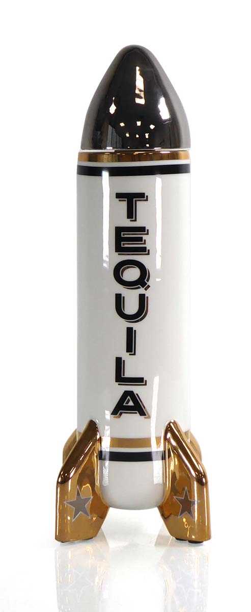 A Jonathan Adler pottery ‘Rocket’ Tequila decanter, h. 34 cm