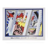 After Roy Lichtenstein, 'Reflections on Crash', off-set lithograph for the Gallery of Australia