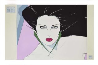 After Patrick Nagel, 'Commemorative 15', published by Mirage Editions, serigraph, 36 x 24 inches *