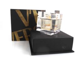Thierry Lecoule for Versace, a limited edition 'V'E parfum' perfume bottle/cube designed in the