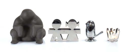 Philippe Starck for Alessi, a 'Dede' doorstop, h. 16 cm, together with an Alessi 'Chip' magnetic