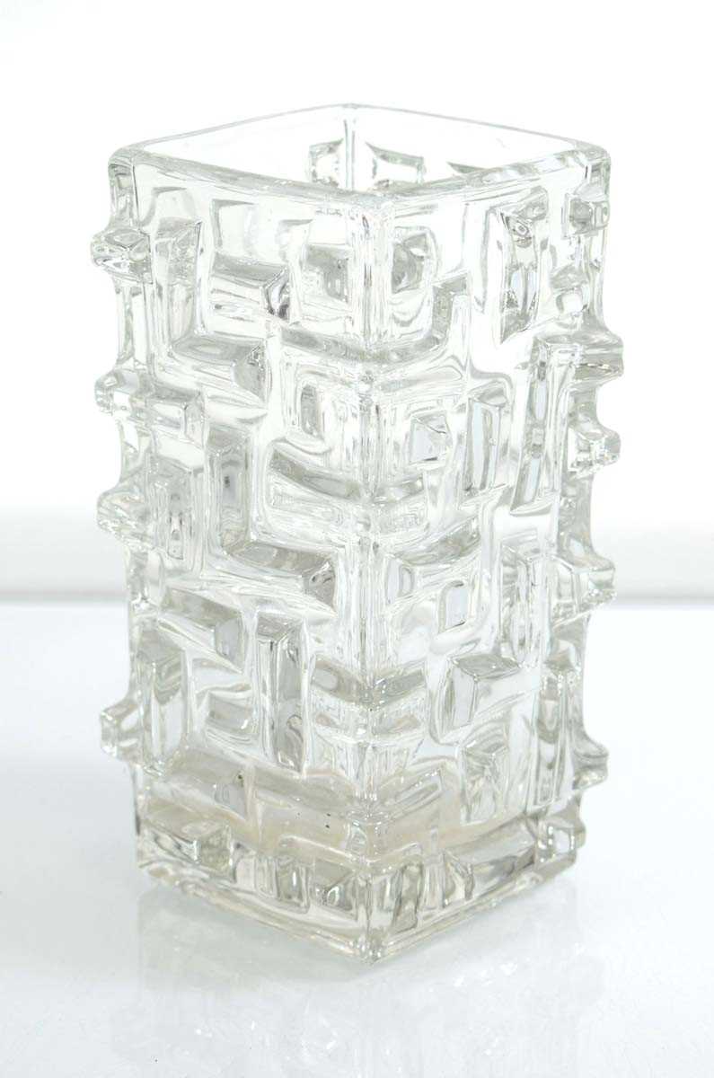 A group of art glass including a Chribska Glassworks vase, a Heinrich Loffelhardt for Schott Zwiesel - Bild 2 aus 14