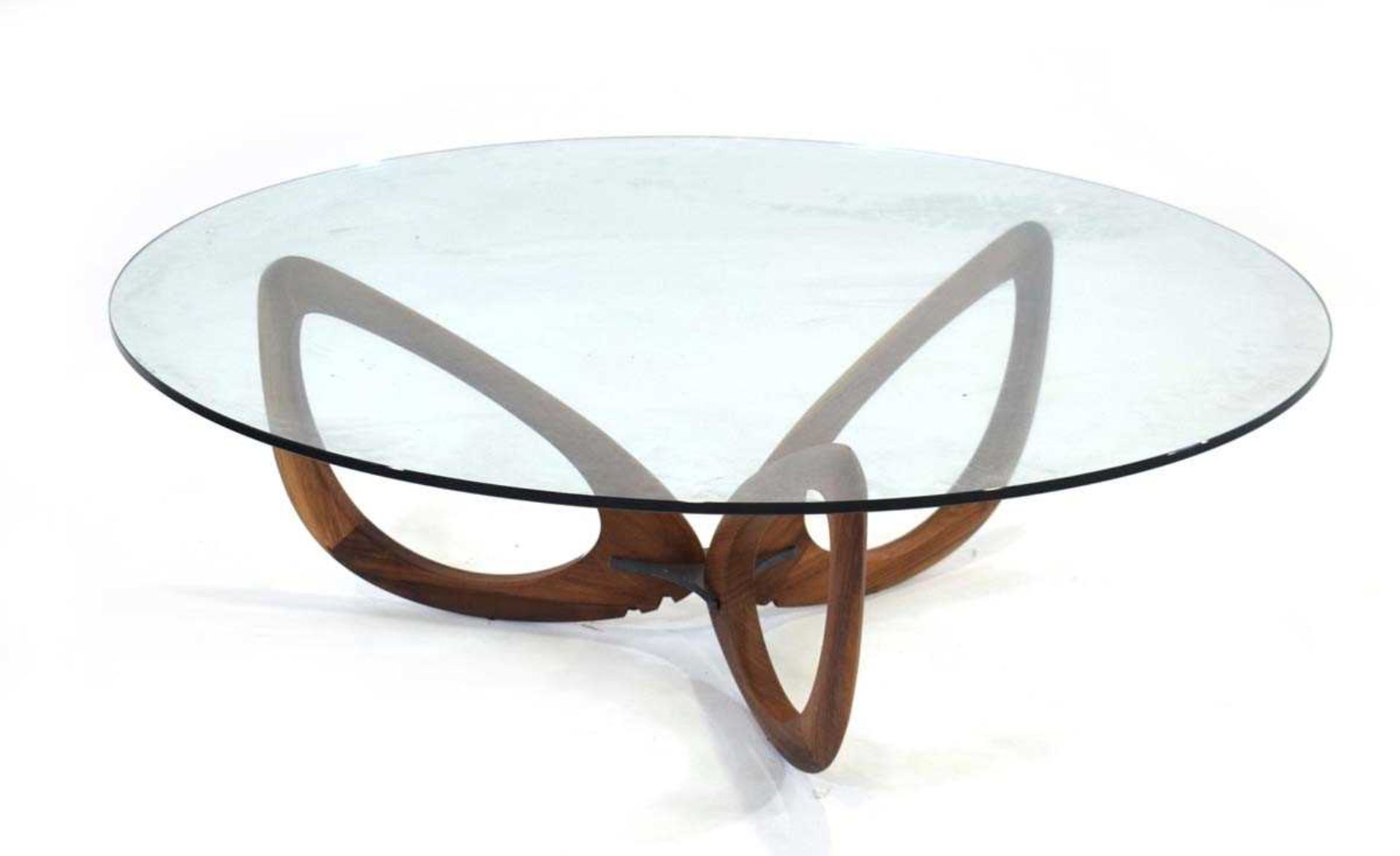 Piero De Longhi for Cattelan Italia, a 21st century Italian 'Helix' coffee table, the glass