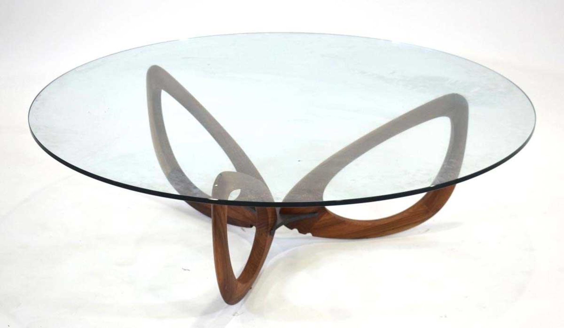Piero De Longhi for Cattelan Italia, a 21st century Italian 'Helix' coffee table, the glass - Image 4 of 6
