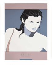 After Patrick Nagel, 'Commemorative 14', published by Mirage Editions, serigraph, 36 x 24 inches *