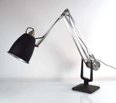 A Hadrill & Horstmann counterbalance/roller lamp in black