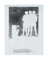 After Dame Elisabeth Frink RA, 'The Pardoner's Tale' signed print from the Canterbury Tales set of