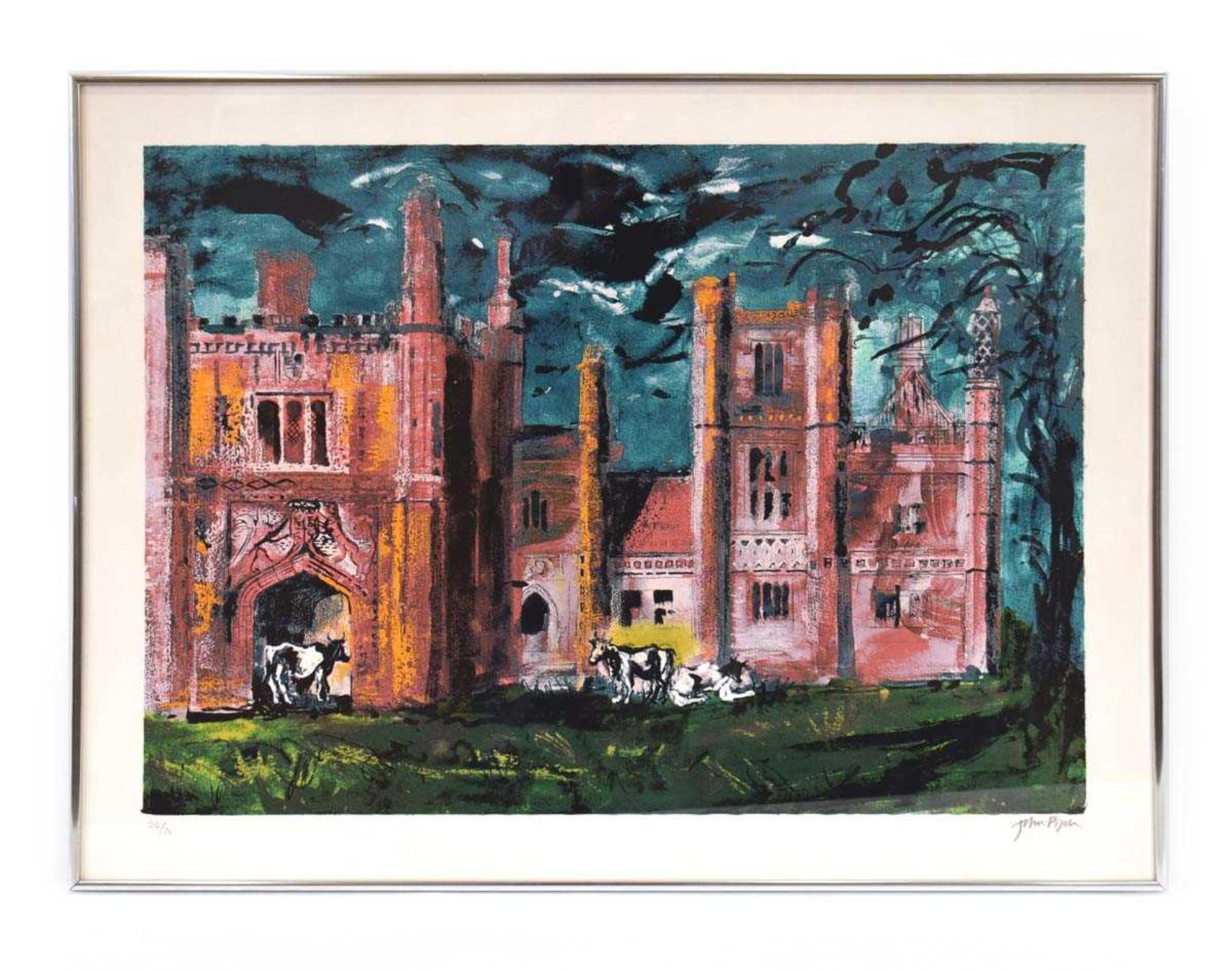 X John Piper CH (1903-1992), East Barsham Manor (Levinson 320), signed and numbered 24/70,