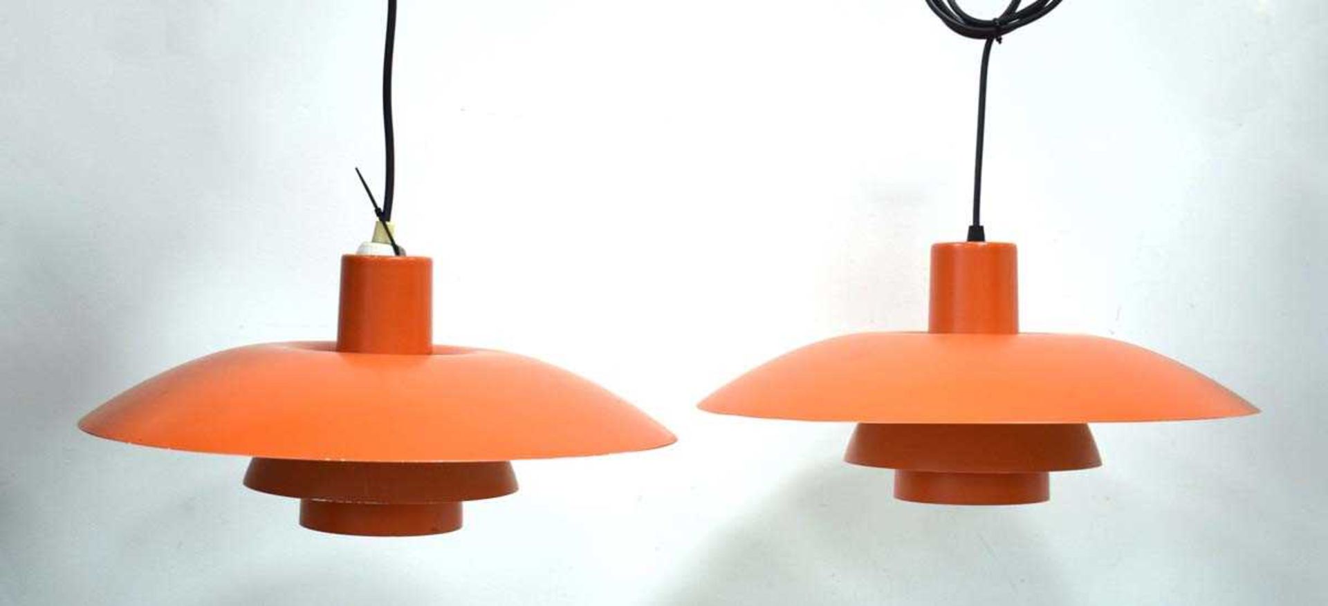 Louis Poulsen for Poul Henningsen, a pair of 1960's Danish 1st-Edition PH4 pendant lamps in - Image 4 of 8