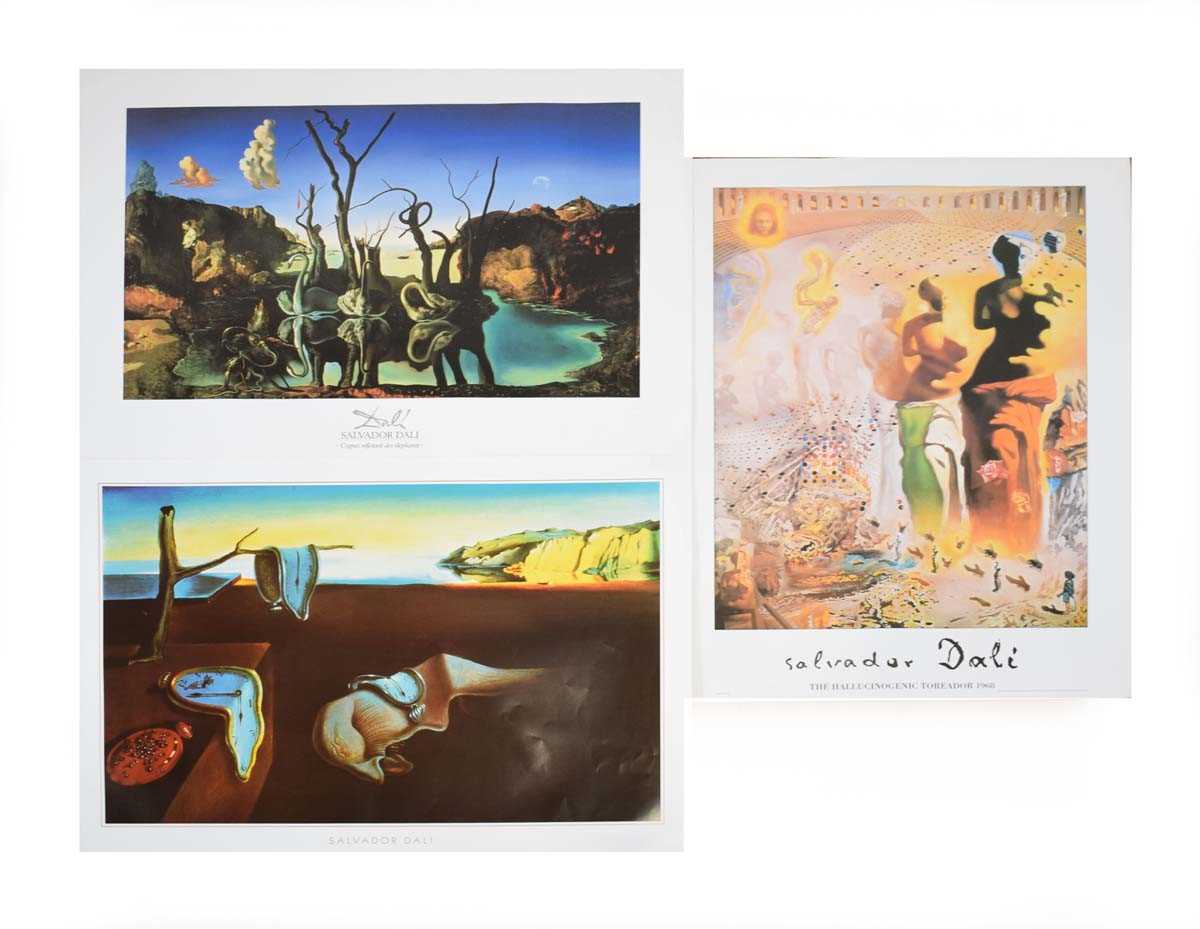 After Salvador Dali, 'The Hallucinogenic Toreador', off-set lithograph, by Ernormous Art 2000,