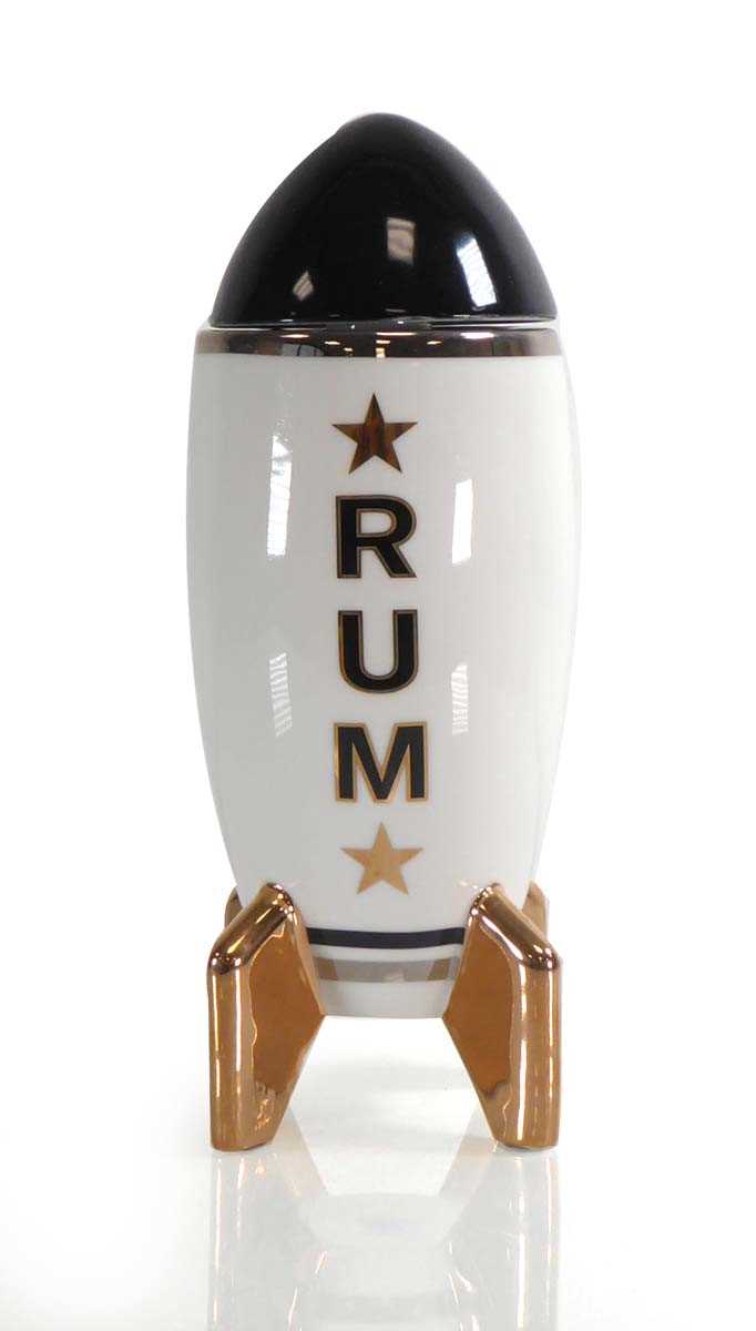 A Jonathan Adler pottery ‘Rocket’ Rum decanter, h. 27 cm