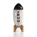 A Jonathan Adler pottery ‘Rocket’ Rum decanter, h. 27 cm