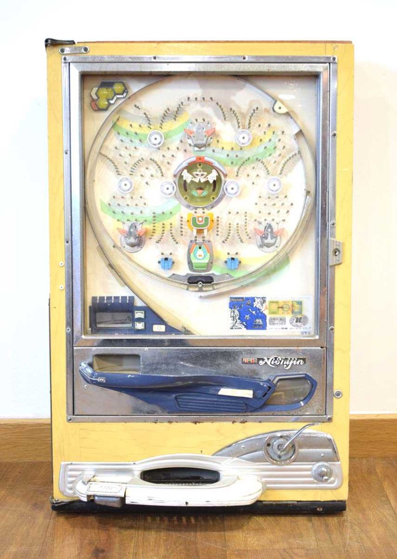 A Japanese Pachinko pin-ball games machine, 83 x 52 cm The working order is unknown and there is - Image 2 of 3