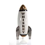 A Jonathan Adler pottery ‘Rocket’ Whisky decanter, h. 31 cm