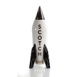 A Jonathan Adler pottery ‘Rocket’ Scotch decanter, h. 33 cm