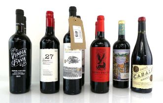+VAT 10 bottles of Red, 2x Quinta do Espirito Santo tinta Roriz & Castelao Portugal 2020, 2x Vinha