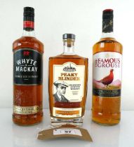 +VAT 3 bottles of Whisky, 1x Sadler's Peaky Blinder Blended Scotch Whisky 40% 70cl, 1x Whyte &