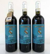 3 bottles of 2017 Fattoria Selvapiana 'Vigneto Erchi' Chianti Rufina Riserva Terraelectae DOCG,