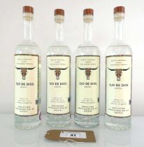 +VAT 4 bottles of OJO de Dios Mezcal from Mexico 42% 70cl (Note VAT added to bid price)