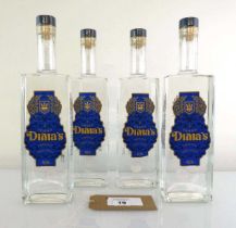 +VAT 4 bottles of Dima's Ukrainian Three Grain Vodka 40% 70cl (Note VAT added to bid price)