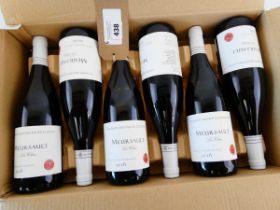 +VAT A box of 6 bottles of 2018 Maison Roche De Bellene Meursault Les Clous Chardonnay Grand Vin