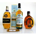 +VAT 3 bottles of Blended Malt Scotch Whisky, 1x Dimple 15 year old De Luxe 40% 70cl, 1x The