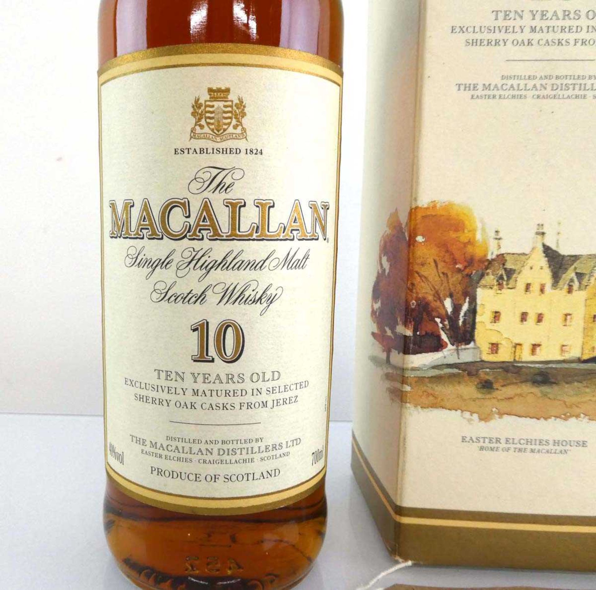 +VAT A bottle of The MACALLAN 10 year old "Easter Elchies House" Single Highland Malt Scotch - Image 4 of 6