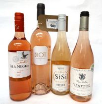 +VAT 8 bottles of Rose, 3x 2021 Domaines Ott Cotes de Provence 'By.Ott' Rose France, 2x 2022