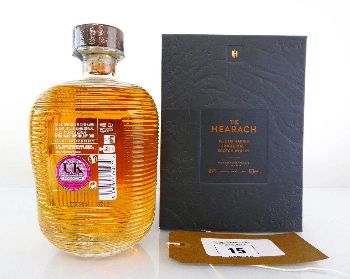 +VAT A bottle of The Hearach Isle of Harris 1st Release Single Malt Scotch Whisky with box Batch - Image 2 of 2