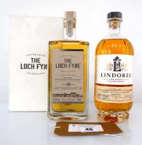 +VAT 2 bottles of Single Malt Scotch Whisky, 1x The Loch Fyne Single Cask Limited Edition Ben