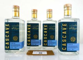 +VAT 4 bottles of Cascave Stormy Gin from Wales 40% 70cl (Note VAT added to bid price)