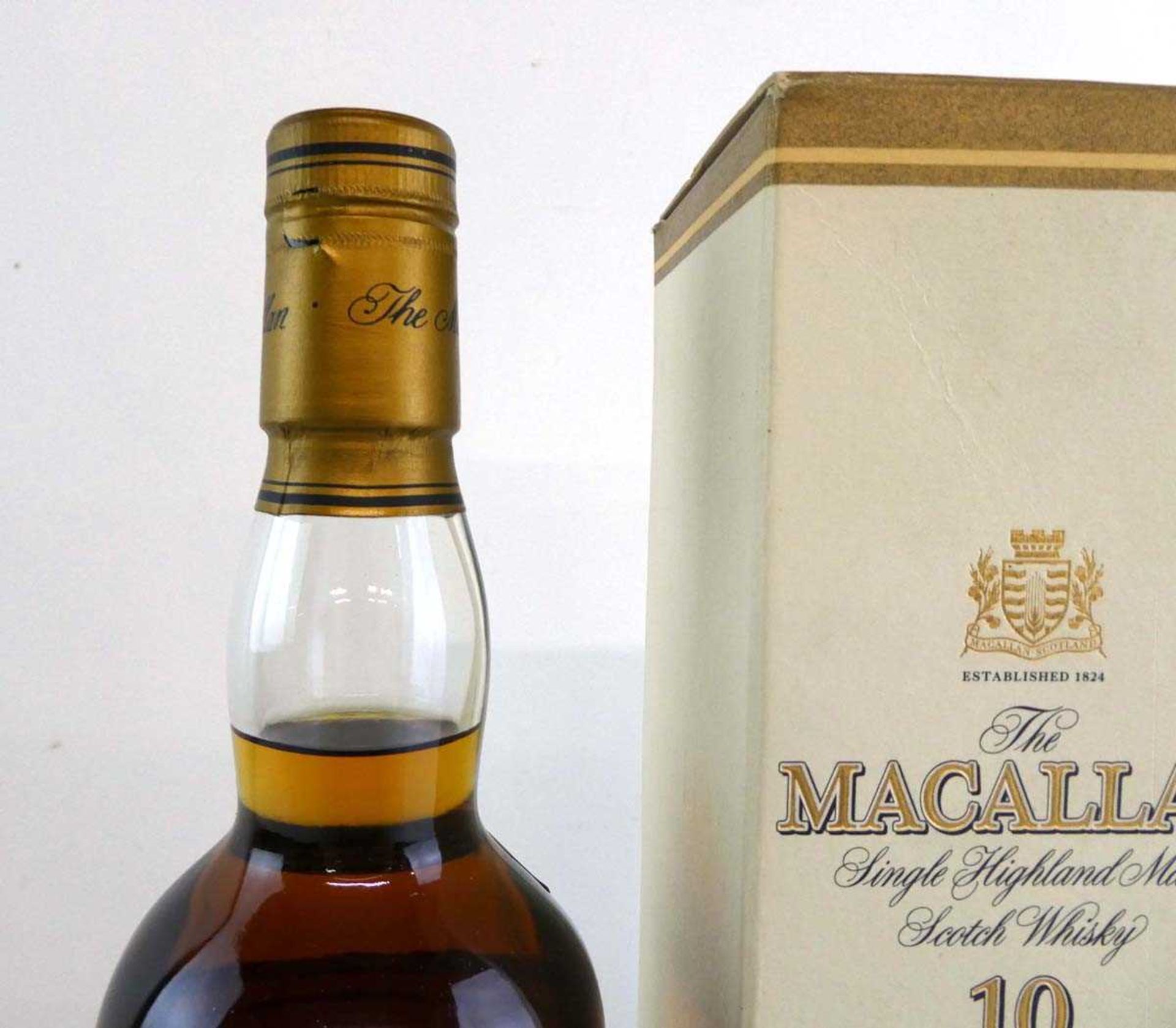 +VAT A bottle of The MACALLAN 10 year old "Easter Elchies House" Single Highland Malt Scotch - Image 6 of 6