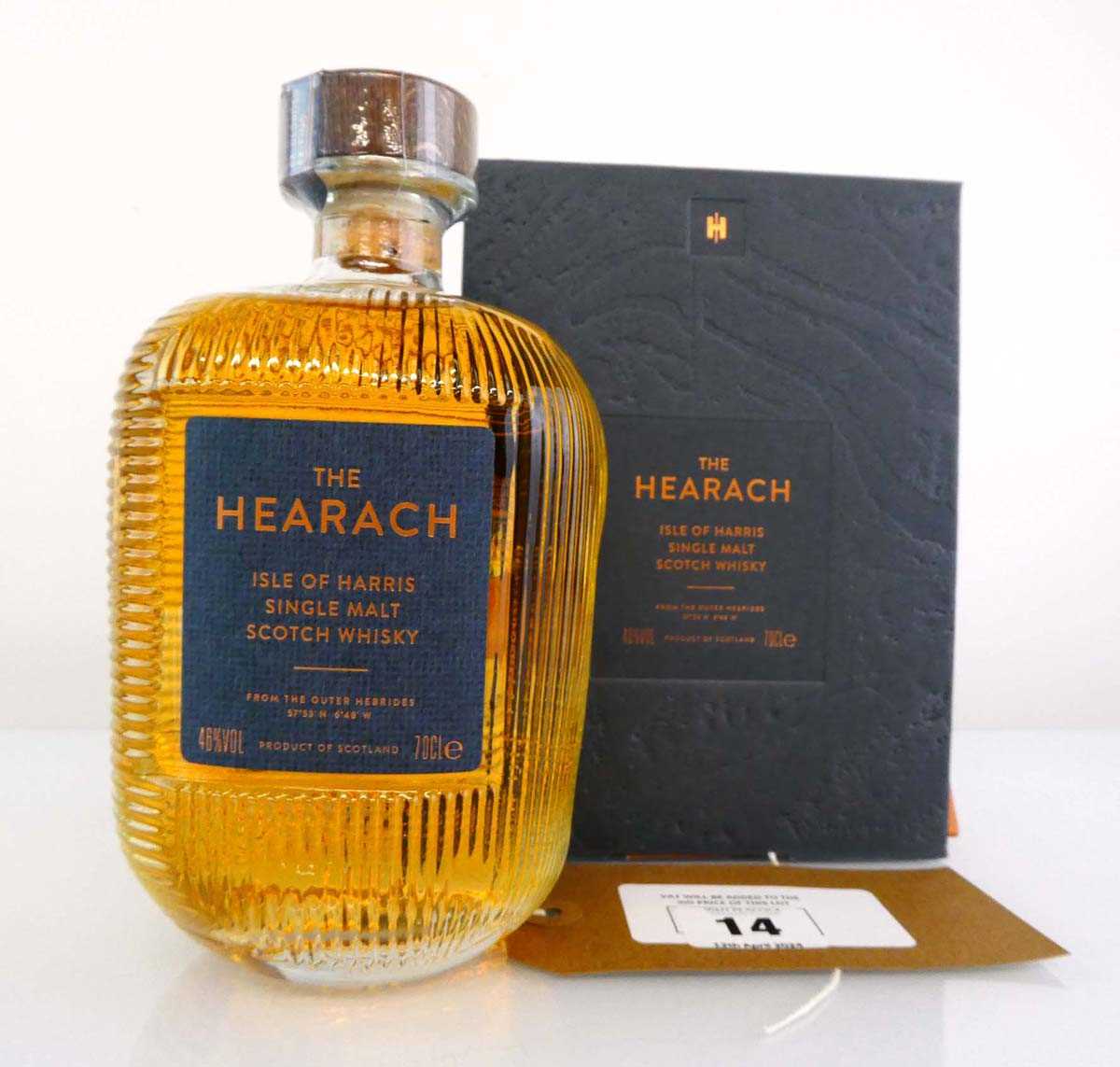 +VAT A bottle of The Hearach Isle of Harris 1st Release Single Malt Scotch Whisky with box Batch