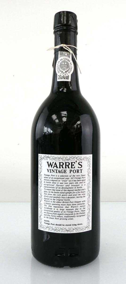 A bottle of Warre's 1985 Vintage Port (ullage into neck) - Image 2 of 2