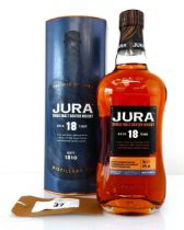 +VAT A bottle of Jura 18 year old American Oak Bourbon & Red Wine Casks Single Malt Scotch Whisky
