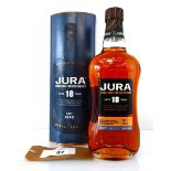 +VAT A bottle of Jura 18 year old American Oak Bourbon & Red Wine Casks Single Malt Scotch Whisky