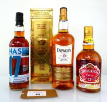 +VAT 3 bottles of Blended Scotch Whisky, 1x Decadent Drinks NAS Notable Age Statements 17 Years