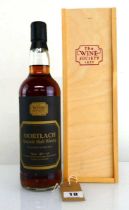 A bottle of Mortlach Ninteen Years Old Speyside Malt Scotch Whisky by The Wine Society taken from