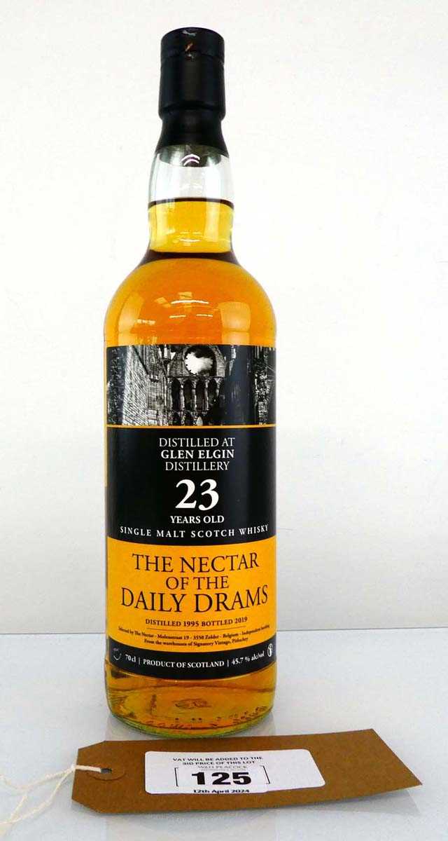 +VAT A bottle of The Nectar of the Daily Drams" Glen Elgin Distillery 23 Year Old Single Malt Scotch