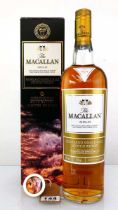 A bottle of The Macallan Gold Ernie Button Masters of Photography Capsule Edition Highland Single