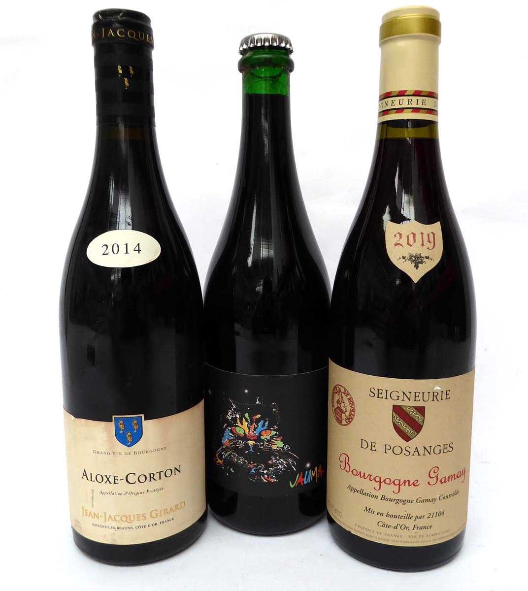 +VAT 5 bottles, 1x 2014 Domaine Jean-Jacques Girard Aloxe-Corton Cote de Beaune, 2x Seigneurie de