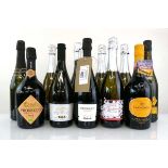 +VAT 11 bottles of Prosecco, 1x Sorso Brut, 1x San Leo Brut, 1x Bella Cucina Extra Dry, 1x La