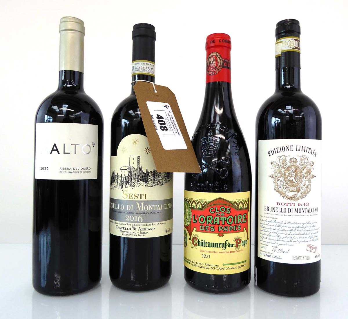 +VAT 4 bottles, 1x 2016 Castello di Argiano Sesti Brunello di Montalcino DOCG Tuscany, 1x Edizione