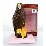 A Whyte & Mackay Scotch Whisky in a Royal Doulton Ceramic Buzzard from the Series of Scottish