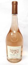 +VAT 12 bottles of 2022 Gerard Bertrand Languedoc Source of Joy Rose France (Note VAT added to bid
