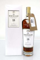 +VAT A bottle of The MACALLAN 18 Years Old Sherry Oak Cask Highland Single Malt Scotch Whisky with